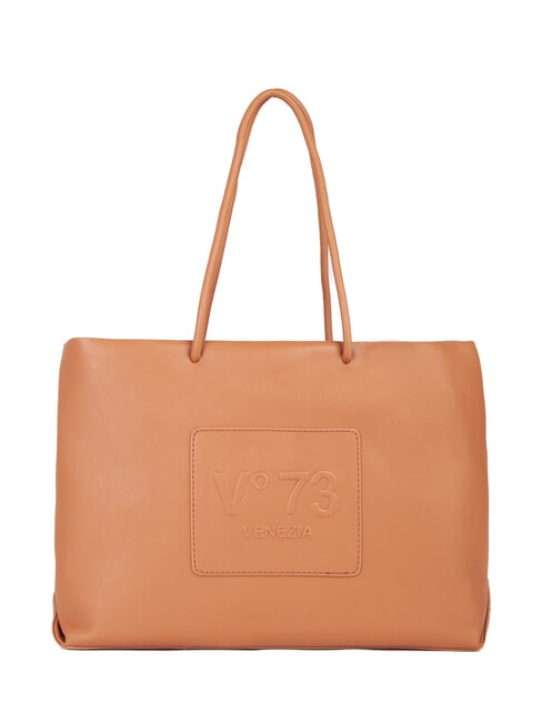 V73 NINETTE Bolsa de compras con logotipo en relieve cuero - Bolsos Mujer
