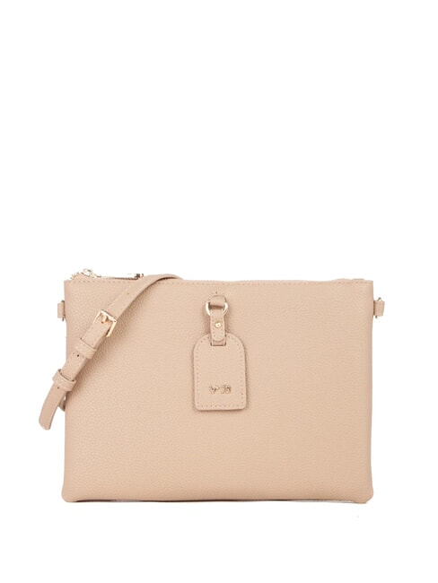 V73 VIVIENNE Bolso de mano plano con bandolera beige - Bolsos Mujer