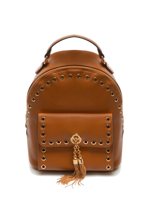 GAUDÌ DIVA Mini mochila con tachuelas bronceado - Bolsos Mujer