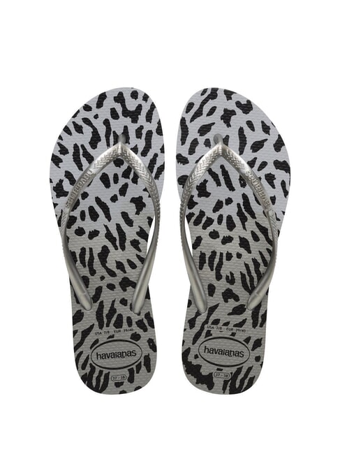 HAVAIANAS SLIM ANIMALS Chanclas ANIMALES SLIM gris/gris - Zapatos Mujer