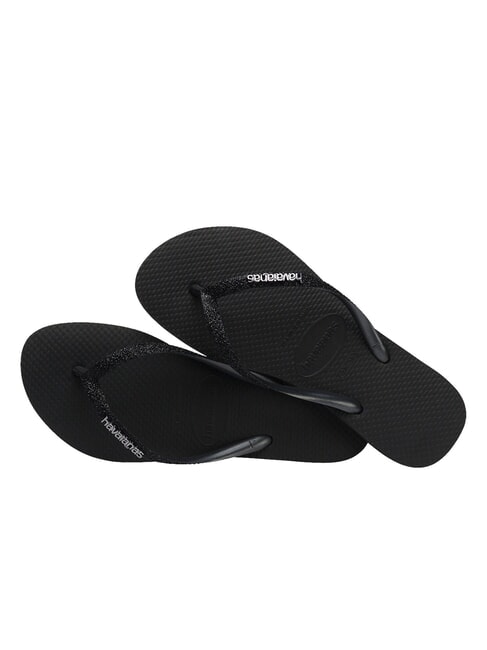 HAVAIANAS SLIM GLITTER II Chanclas negro negro - Zapatos Mujer