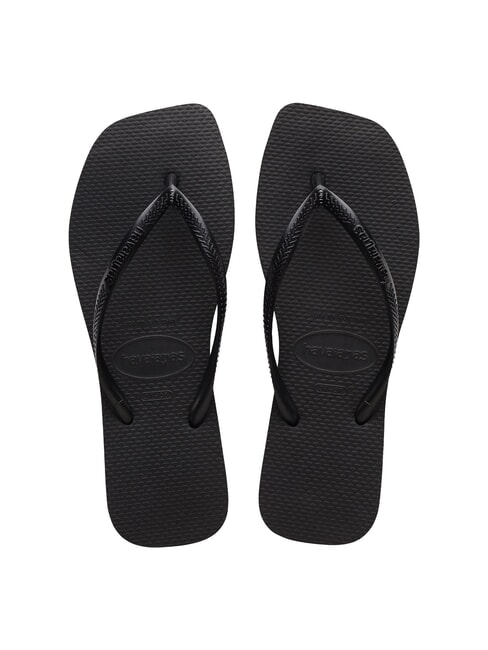 HAVAIANAS SLIM SQUARE Chanclas de punta cuadrada NEGRO - Zapatos Mujer