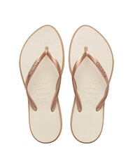 HAVAIANAS SLIM POINT Chanclas oro rosa/beige - Zapatos Mujer - 1