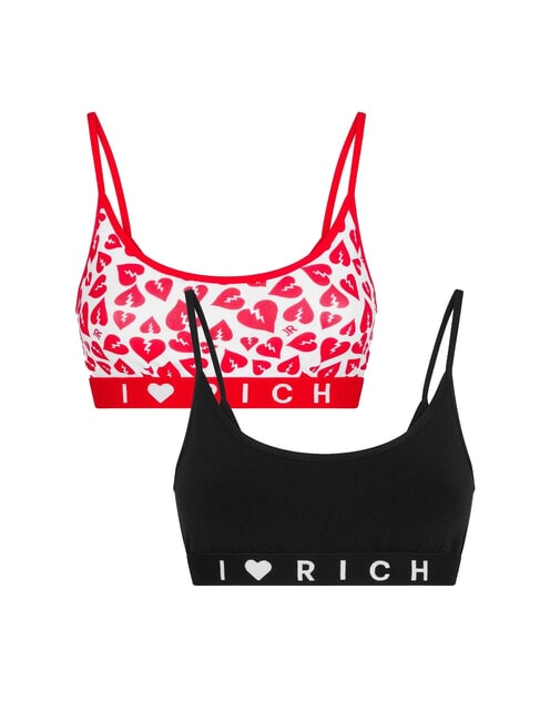 JOHN RICHMOND MARTIN 2 sujetadores bandeau blanco/negro - Ropa interior femenina