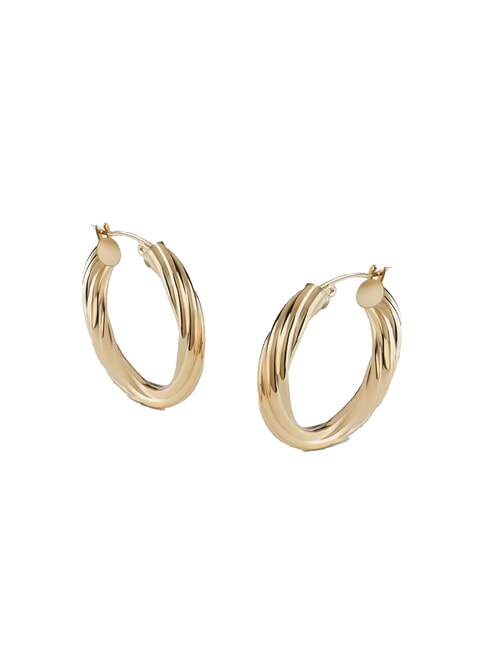 GUESS HOOPS I DID IT AGAIN Pendientes Torchon oro amarillo - Pendientes