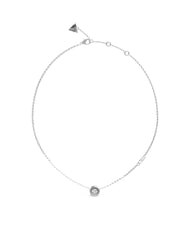 GUESS UNIQUE SOLITAIRE Collar con charm y circonitas - Collares