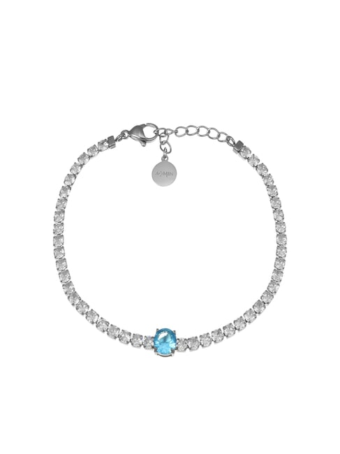 AMEN ACCIAIO Pulsera con circonitas plata - Pulseras