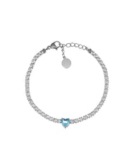 AMEN ACCIAIO Pulsera con circonitas y corazón - Pulseras