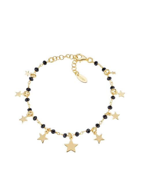AMEN ELEGANCE Pulsera de charms con estrellas y piedras oro - Pulseras