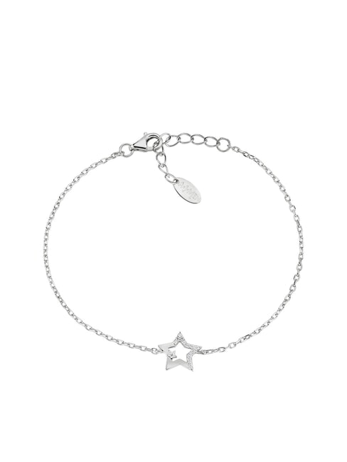 AMEN STELLE Pulsera de plata y circonitas rodio - Pulseras