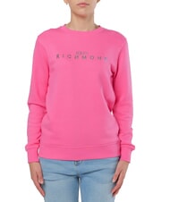 JOHN RICHMOND HABID Sudadera de algod&oacute;n con cuello redondo Barbie - Sudaderas de mujer - 1
