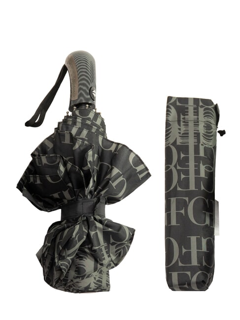 FERRÈ JUMBO Mini paraguas automático logotipo negro 02 - Paraguas