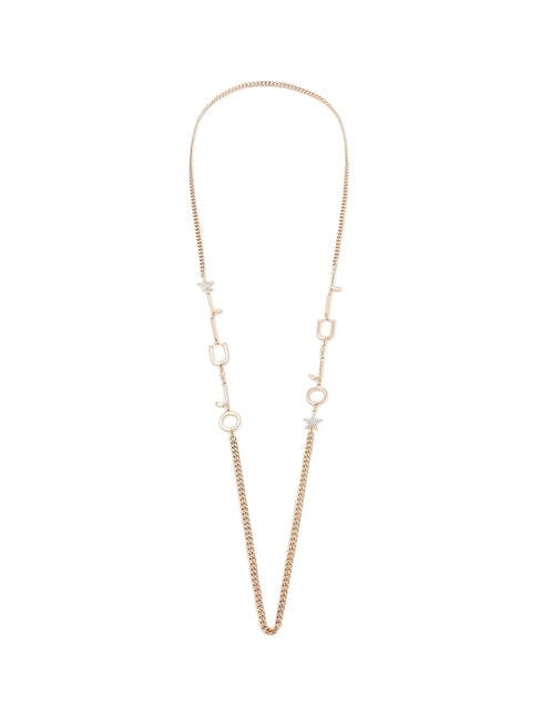 LIUJO LETTERS Collar rosa de oro - Collares