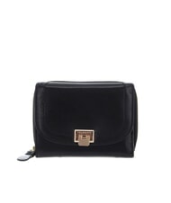 THE BRIDGE FEDERICA Cartera pequeña de cuero Oro negro - Carteras Mujer - 1