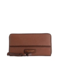 THE BRIDGE DOMITILLA Cartera grande de cuero con cremallera BROWN - Carteras Mujer - 1
