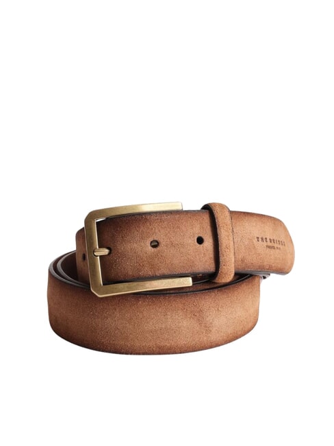 THE BRIDGE BRUNELLESCHI Cinturón de cuero acortable BROWN - Cinturones
