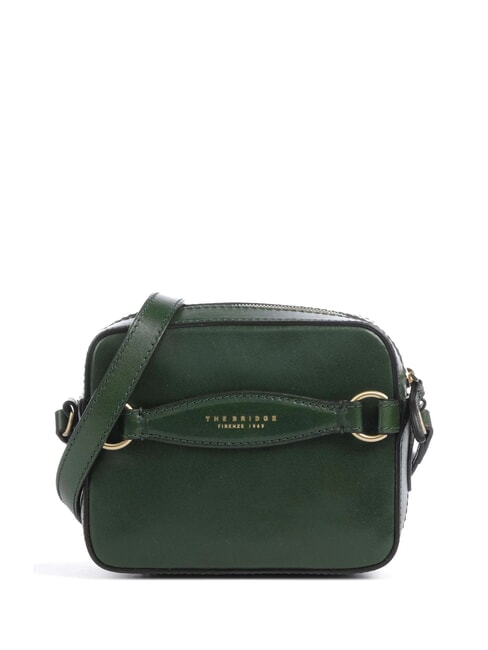 THE BRIDGE BETTINA Bolso cámara de piel abb esmeralda oro - Bolsos Mujer