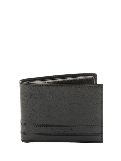 THE BRIDGE CESARE  Cartera de cuero negro - Carteras Hombre