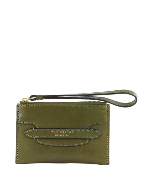 THE BRIDGE LUCREZIA  Bolsa de cuero higo verde abb. oro - Bolsos Mujer