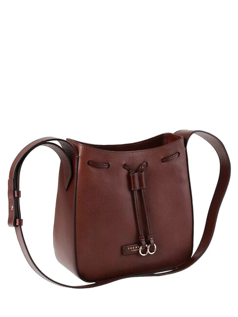 THE BRIDGE CARLOTTA Bolso bandolera tipo cubo BROWN - Bolsos Mujer