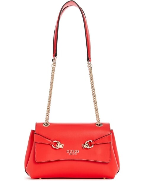 GUESS LORELEI  Bolso de hombro rojo coral - Bolsos Mujer