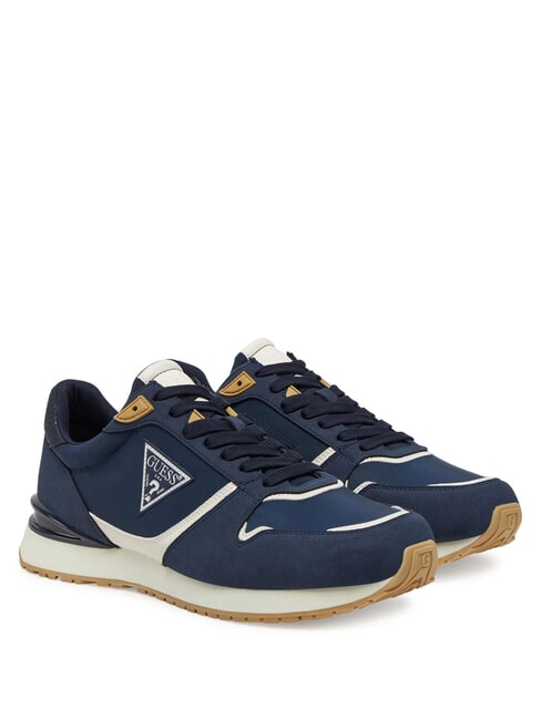 GUESS ISLAND Zapatillas azul blanco beige - Zapatos Mujer