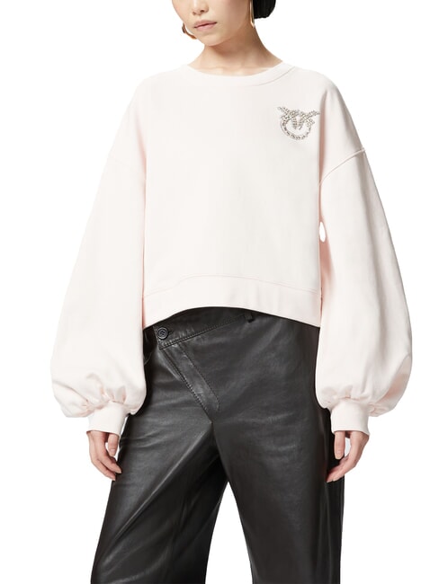 PINKO CERESOLE  Camisa de entrenamiento rosa pálido-marrón - Sudaderas de mujer