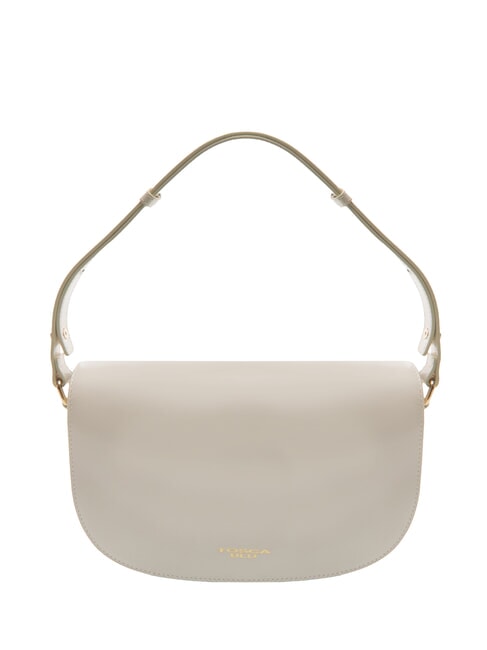 TOSCA BLU KORA Bolso de piel con solapa blanco marfil - Bolsos Mujer