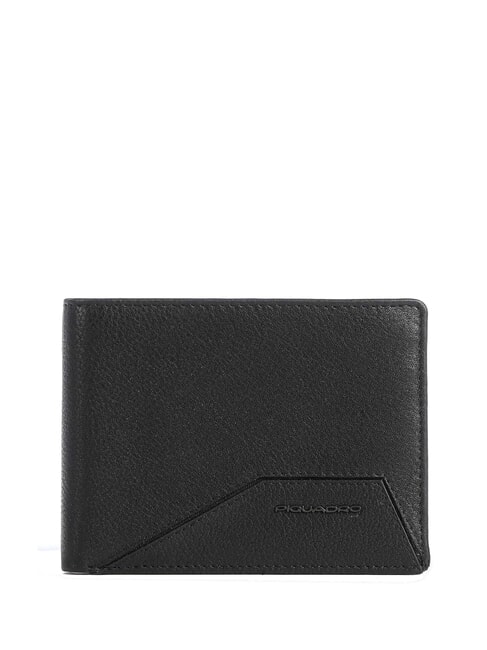 PIQUADRO RHINO  Cartera de cuero negro - Carteras Hombre