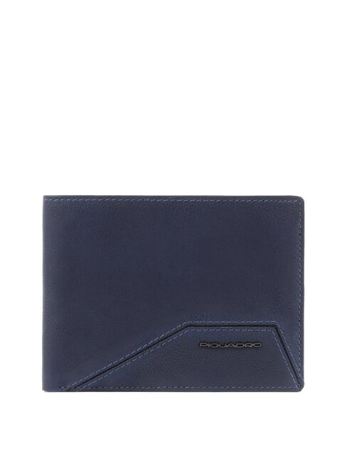 PIQUADRO RHINO  Cartera de cuero azul - Carteras Hombre