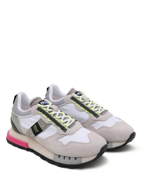 BLAUER HOUMA Zapatillas para correr blanco/gris - Zapatos Mujer