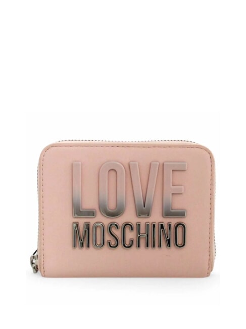 LOVE MOSCHINO ZIP AROUND Billetera polvos - Carteras Mujer