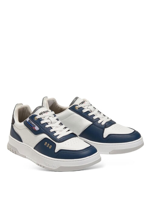 BLAUER HARPER Zapatillas blanco/azul marino - Zapatos Hombre