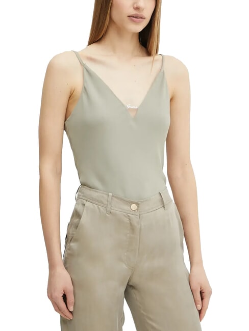 GUESS CAROLINE  Camiseta sin mangas hoja de salvia - camiseta