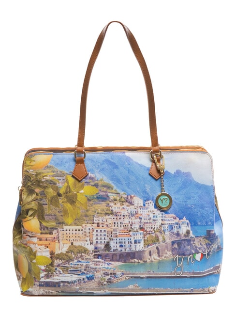 YNOT YESBAG Bolso de hombro costa del limón - Bolsos Mujer