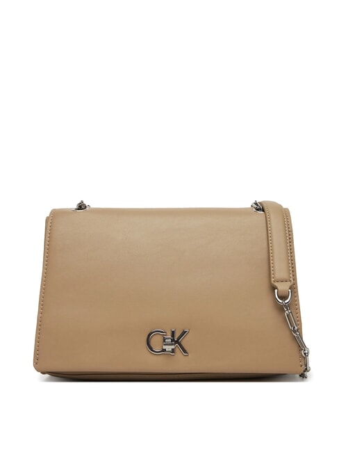 CALVIN KLEIN CK CONV CHAIN Bolso de hombro convertible, bolso bandolera vajilla - Bolsos Mujer