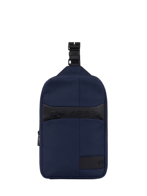 PIQUADRO WOLLEN Mochila de un hombro azul - Mochilas para portátil