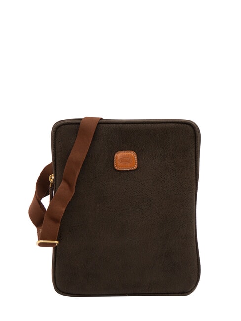 BRIC’S Life Bolso bandolera, para tablet tabaco de oliva - Bolsos Mujer