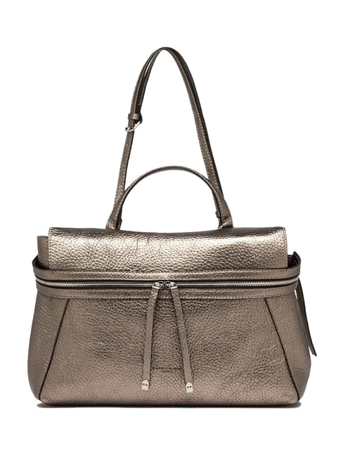 GIANNI CHIARINI GILDA Bolso de hombro de piel martillada estaño - Bolsos Mujer