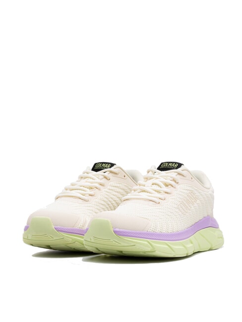 COLMAR URBANTRAIL COLORS Zapatillas blanco roto, verde té, lila - Zapatos unisex