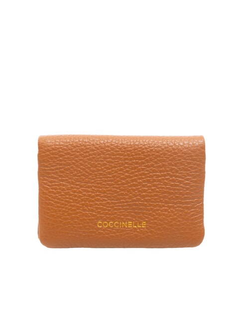COCCINELLE SOFTY Tarjetero de cuero martillado CUIR - Carteras Mujer