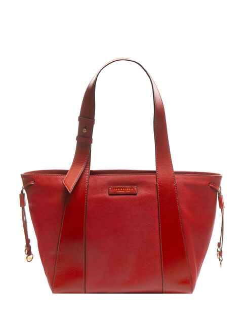 THE BRIDGE CARLOTTA Bolso shopping de piel al hombro cereza / oro - Bolsos Mujer