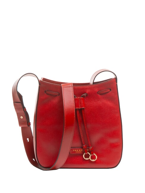 THE BRIDGE CARLOTTA Bolso bandolera tipo cubo cereza / oro - Bolsos Mujer