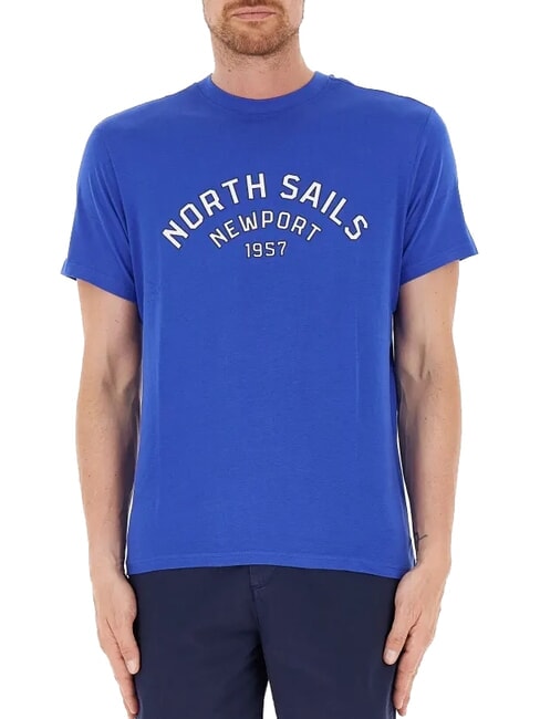 NORTH SAILS NEWPORT Camiseta de algodón con logotipo de arco surf azul - camiseta