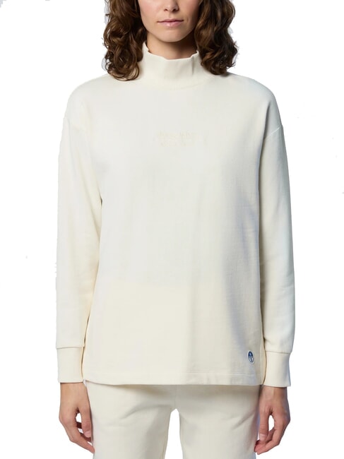 NORTH SAILS BASIC Sudadera de cuello alto de algodón Malvavisco - Sudaderas de mujer