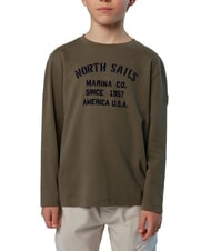 NORTH SAILS GRAPHIC KIDS Camisa de algodón de manga larga hojas de té - Camiseta niño - 1