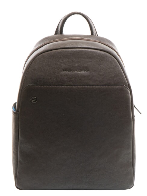 PIQUADRO BLACK SQUARE  Mochila para portátil de 13,3", en piel MORO - Mochilas para portátil