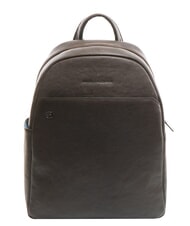 PIQUADRO BLACK SQUARE  Mochila para portátil de 13,3", en piel - Mochilas para portátil