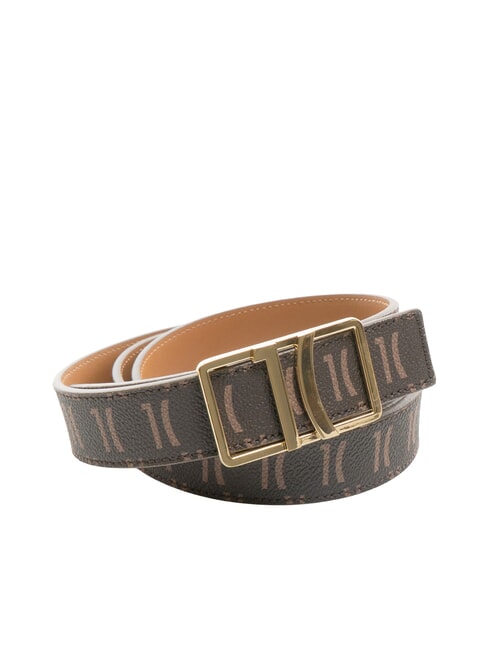 ALVIERO MARTINI PRIMA CLASSE MONOGRAM Cinturón con hebilla de logotipo oscuro - Cinturones