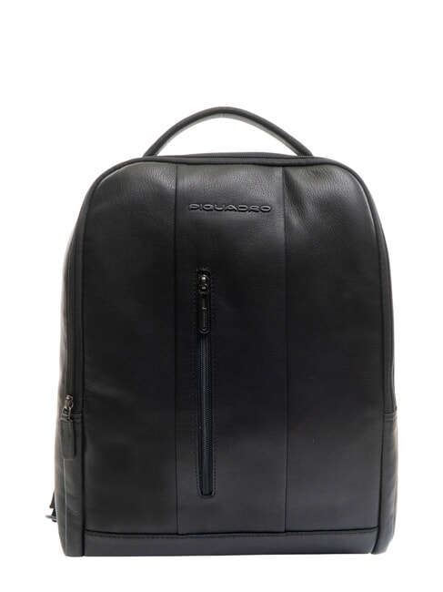 PIQUADRO URBAN BTOB Mochila de cuero para portátil de 15,6" negro - Mochilas para portátil